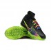 Air Zoom Mercurial Vapor XV Elite TF High Soccer Shoes-Black/Green-7944414