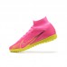 Superfly 8 Academy TF High Soccer Shoes-Pink/Yellow-7810303