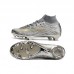 Air Zoom Mercurial Superfly IX Elite FG High Soccer Shoes-Gray/Silver-4381737