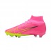 Air Zoom Mercurial Superfly IX Elite FG High Soccer Shoes-Pink/Yellow-2229597