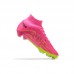 Air Zoom Mercurial Superfly IX Elite FG High Soccer Shoes-Pink/Yellow-2229597