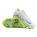 Air Zoom Mercurial Superfly IX Elite FG Soccer Shoes-White/Green-2020792