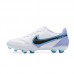 Tiempo Legend 9 Elite FG Soccer Shoes-White/Blue-157721