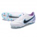 Tiempo Legend 9 Elite FG Soccer Shoes-White/Blue-157721