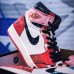 Air Jordan AJ1 High Running Shoes-White/Red-1368673