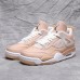 Air Jordan 4 AJ4 High Running Shoes-Rose Gold/White-5068194