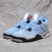 Air Jordan 4 AJ4 High Running Shoes-Blue/Black-8243599