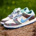 Crenshaw Skate Club x SB Dunk Low Running Shoes-White/Brown-7078711