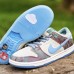 Crenshaw Skate Club x SB Dunk Low Running Shoes-White/Brown-7078711