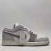 Air Jordan 1 AJ1 Running Shoes-Gray/White-1035377