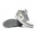 Air Jordan 1 AJ1 High Running Shoes-White/Gray-7698206