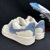 AIR FORCE 1 AF1 Women Running Shoes-White/Blue-4821213