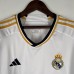 23/24 Real Madrid Home White Jersey Kit Long Sleeve-3574781