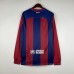 23/24 Barcelona Home Red Blue Long Sleeve Jersey Kit Long Sleeve-8099993