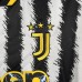 23/24 Juventus Home White Black Long Sleeve Jersey Kit Long Sleeve-9558935