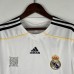 Retro 09/10 Real Madrid Home White Long Sleeve Jersey Kit Long Sleeve-8911499