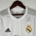 Retro 15/16 Real Madrid Home White Long Sleeve Jersey Kit Long Sleeve-7227607