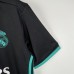 Retro 17/18 Real Madrid Away Black Jersey Kit short sleeve-189716