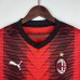 23/24 AC Milan Home Red Jersey Kit (Shirt + Short)-6815136