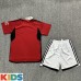 23/24 Kids Manchester United M-U Home Red Kids Jersey Kit short sleeve (Shirt + Short)-8211304