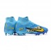 Air Zoom Mercurial Superfly IX Elite FG High Soccer Shoes-Blue/Yellow-7697416