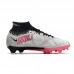 Air Zoom Mercurial Superfly IX Elite FG High Soccer Shoes-Gray/Black-4320820