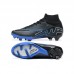 Air Zoom Mercurial Superfly IX Elite FG High Soccer Shoes-Black/Blue-7454387