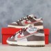 SB Dunk Low CS Running Shoes-Brown/White-2501449