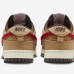 CLOT SB Dunk Low“Cork”Running Shoes-Khaki/Red-9889817