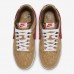 CLOT SB Dunk Low“Cork”Running Shoes-Khaki/Red-9889817