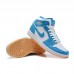 Air Jordan 1 AJ1 High Running Shoes-White/Blue-5104430