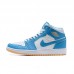 Air Jordan 1 AJ1 High Running Shoes-White/Blue-5104430