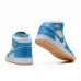 Air Jordan 1 AJ1 High Running Shoes-White/Blue-5104430