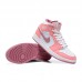 Air Jordan 1 AJ1 High Running Shoes-White/Pink-5452332