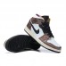 Air Jordan 1 AJ1 High Running Shoes-White/Brown-8720359