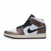 Air Jordan 1 AJ1 High Running Shoes-White/Brown-8720359