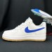 AIR FORCE 1 AF1 Running Shoes-White/Blue-4065569