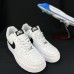 AIR FORCE 1 AF1 Running Shoes-White/Black-3819608