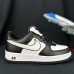 AIR FORCE 1 AF1 Running Shoes-Black/White-4512149