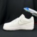 AIR FORCE 1 AF1 Running Shoes-White/Gray-5883982