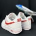 AIR FORCE 1 AF1 Running Shoes-White/Red-2854983