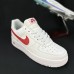 AIR FORCE 1 AF1 Running Shoes-White/Red-2854983