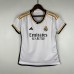 23/24 Women Real Madrid Home White Jersey Kit short Sleeve (Shirt + Short)-8999060