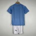 23/24 Kids Manchester City home Blue Kids Jersey Kit short sleeve (Shirt + Short +Socks)-1064708