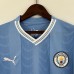 23/24 Manchester City Home Blue Jersey Kit short Sleeve (Shirt + Short + Socks)-7596010