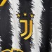 23/24 Juventus Home Black White Jersey Kit short Sleeve (Shirt + Short + Socks)-7939143