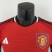 23/24 Manchester United M-U Home Red Jersey Kit short Sleeve (Shirt + Short ) (player version)-3145182