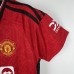 23/24 Women Manchester United M-U Home Red Jersey Kit short Sleeve (Shirt + Short)-2970314