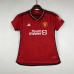 23/24 Women Manchester United M-U Home Red Jersey Kit short Sleeve (Shirt + Short)-2970314