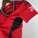 23/24 Women Manchester United M-U Home Red Jersey Kit short Sleeve (Shirt + Short)-2970314